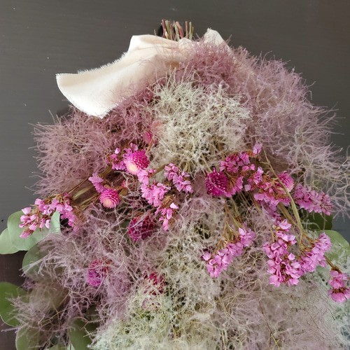 スモークツリーのスワッグ⤵️値下げ スワッグ GREEN ROSE 通販