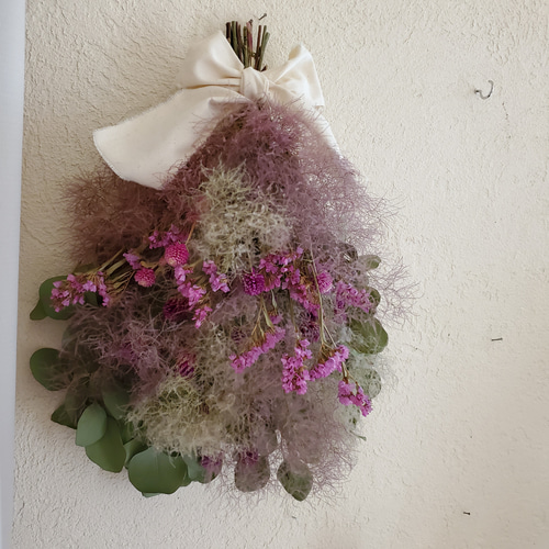 スモークツリーのスワッグ⤵️値下げ スワッグ GREEN ROSE 通販