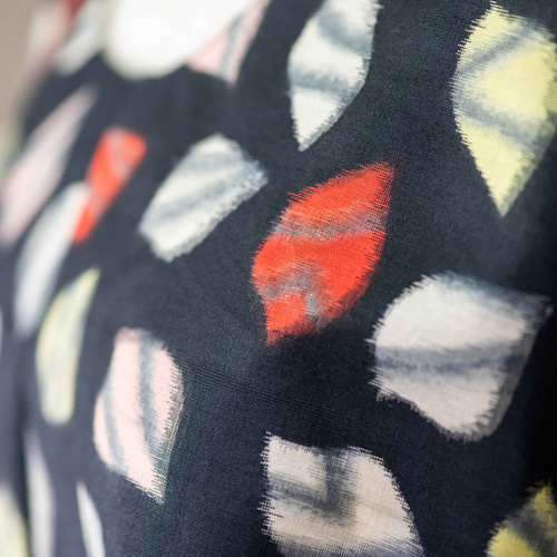 ブランド直営 ⭐️銘仙 パフスリーブ チュニック 着物リメイク - 3cats.jp