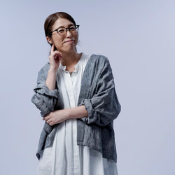 [wafu] 亞麻外套，永恆的青年布罩/灰色 h002d-gry1 第13張的照片