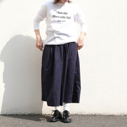 ✨40％OFF✨16ans プリント ロングTシャツ vent blanc VC233872 ヴァンブラン 3枚目の画像