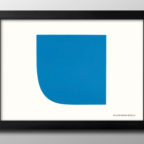 13061 ポスター 絵画 A3サイズ『エルズワース・ケリー ブルー』アート