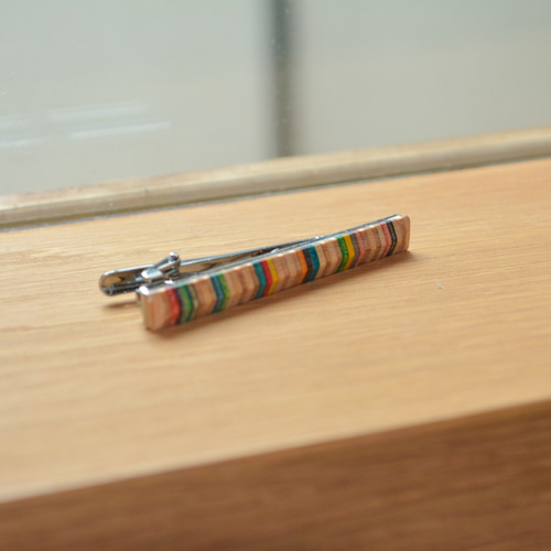 ネクタイピン フォーマル スケートボード 再利用 SDGs サスティナブル