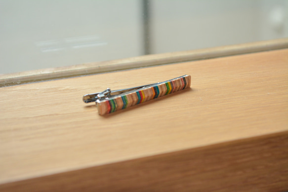 ネクタイピン フォーマル スケートボード 再利用 SDGs サスティナブル