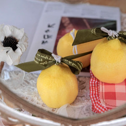 レモン蠟燭 アロマキャンドル 特別な香り ストレス解消 少女 アロマ シミュレーション 1枚目の画像