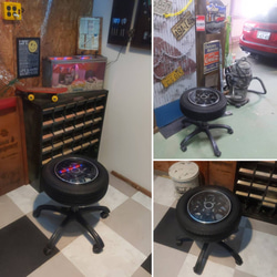 インダストリアル  ガレージテーブル 飾り台  ミドルテーブル  ローテーブル  #GARAGE  #TABLE 3枚目の画像