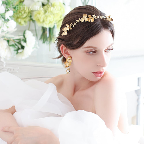 STELLA BRIDAL ステラブライダル ティアラ　ミラ キュービックジルコニア ウェディングジュエリー ティアラ Mila