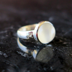 ムーンストーン キャッツアイ リング 5.55ct Moonstone cat's eye ring 3枚目の画像