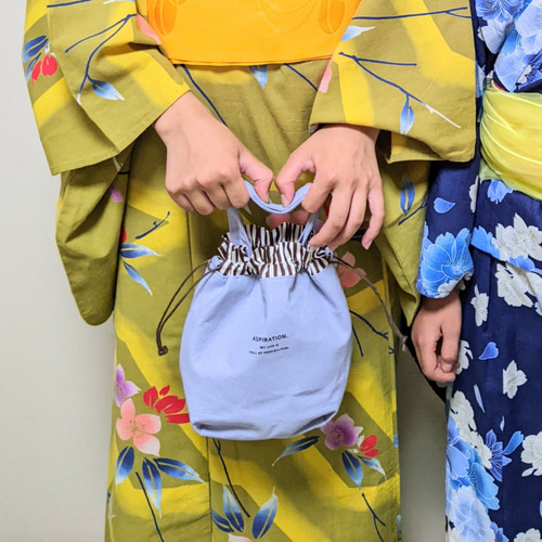 楽天市場】アタ かご バッグ 浴衣 巾着 バッグ 全3柄 鳥獣戯画