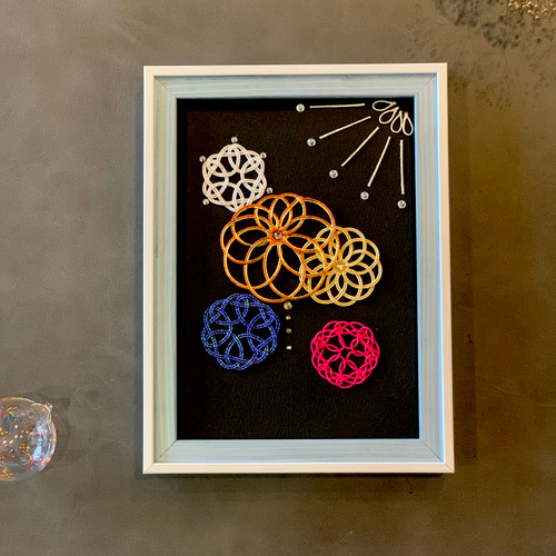 水引花火のフレーム＊フレームの色が選べます その他インテリア雑貨