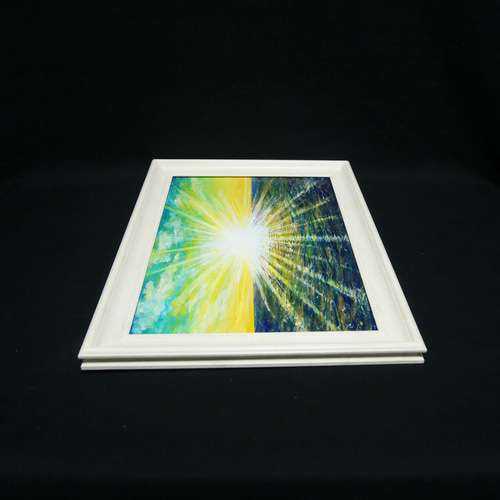 油絵 油彩 油彩画 絵 絵画 【希望の朝】 絵画 HR 通販 16185674