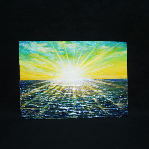 油絵 油彩 油彩画 絵 絵画 【希望の朝】 絵画 HR 通販 16185674