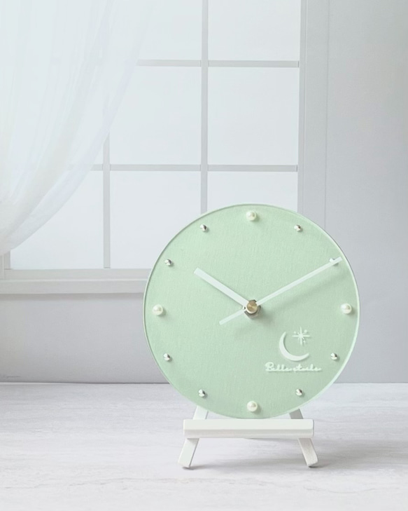 アクリル×スワロフスキー】キラキラアクリナージュ時計 壁掛け時計