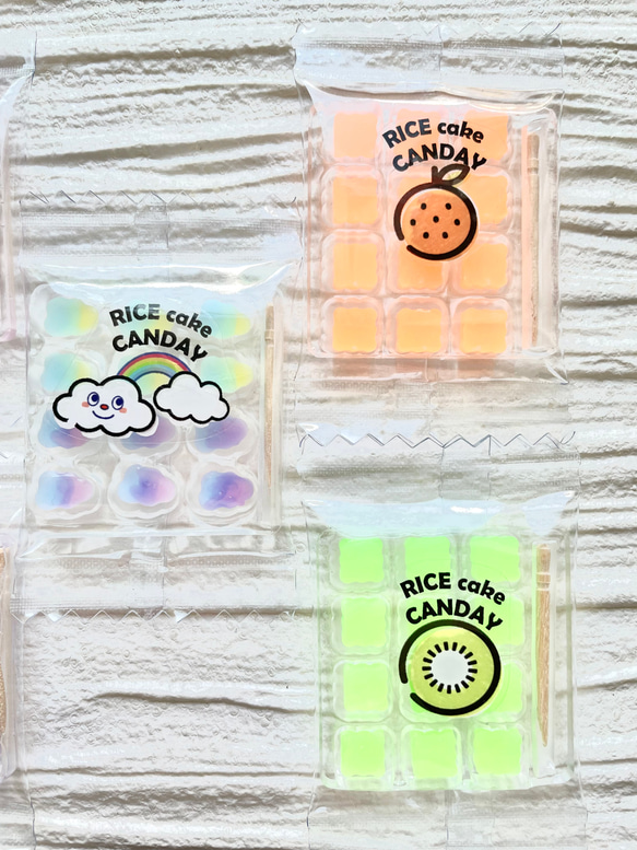 RICE cake CANDY packaged charm(オレンジ) 3枚目の画像