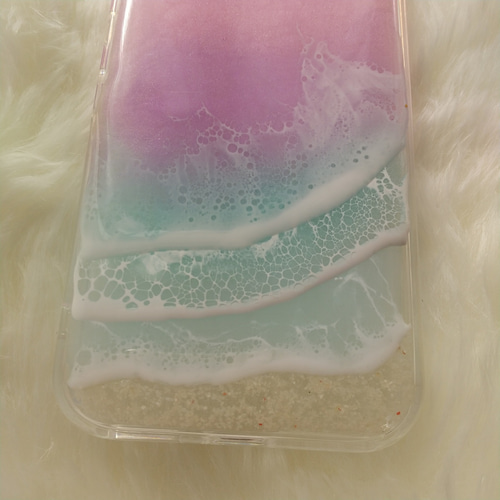 送料無料 スマホケース Googlepixe 9a 海 波 アート 青 ハワイ iPhone