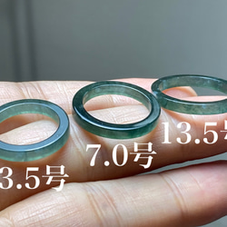 L23-58 氷糯種 青緑色 細身3.5号 7.0号 13.5号 天然 グアテマラ産 A貨