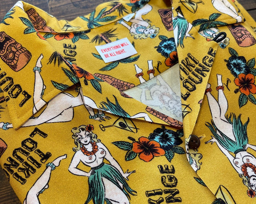 TIKI LOUNGE アロハシャツ / ALOHA SHIRT -ART WORK BY GUMMY TIKI LOUNGE アロハシャツ / ALOHA SHIRT -ART WORK BY GUMMY