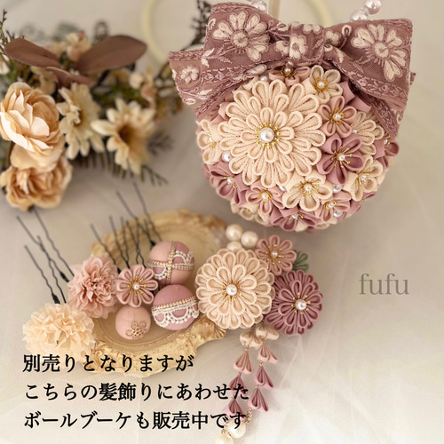 つまみ細工髪飾り かんざし fufu 通販 16186279｜Creema(クリーマ)