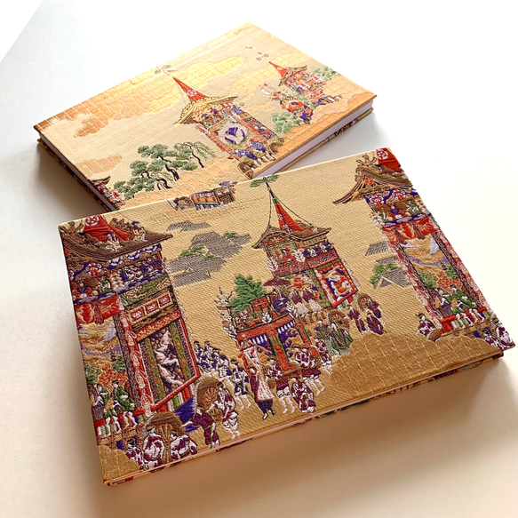 鉾』 B5見開き御朱印帳 見開き御朱印帳 金襴織物御朱印帳 六丁織 鉾