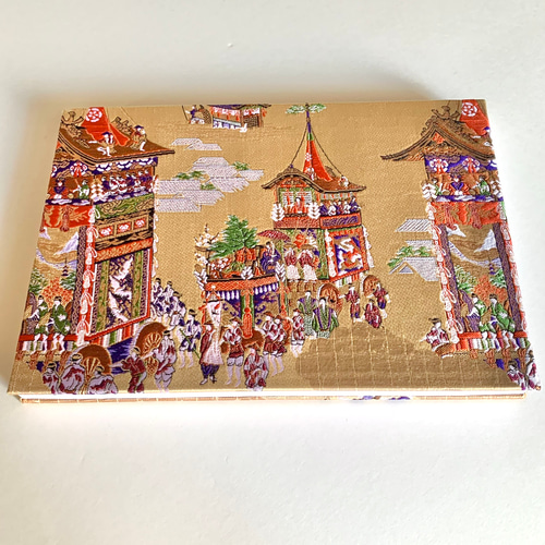 鉾』 B5見開き御朱印帳 見開き御朱印帳 金襴織物御朱印帳 六丁織 鉾