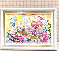 可愛い癒やしの絵☆パステル画☆ 絵画 ささら優（ゆう） 通販 1459896
