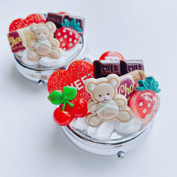 strawberry bear ピルケース　スイーツデコ　 8枚目の画像