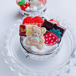 strawberry bear ピルケース　スイーツデコ　 2枚目の画像