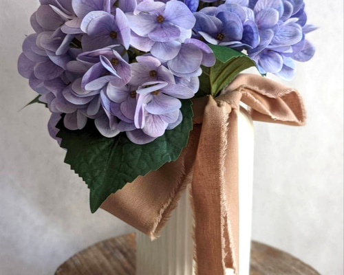 まるで本当の紫陽花みたい!大輪の紫陽花が美しい アーティフィシャル