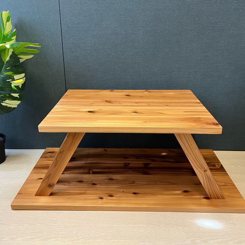 「大人気 新入荷 新品」に該当するファッション通販 ローテーブル 送料無料】 長方形 収納 45cm 60cm 90cm 格子脚 センターテーブル・ローテーブル
