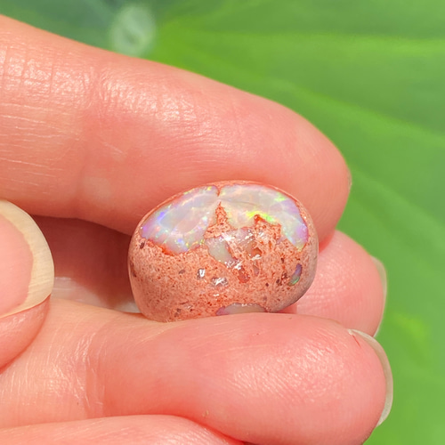 カンテラオパール 母岩付きオパール ルース 32 天然石 天然色 天然石