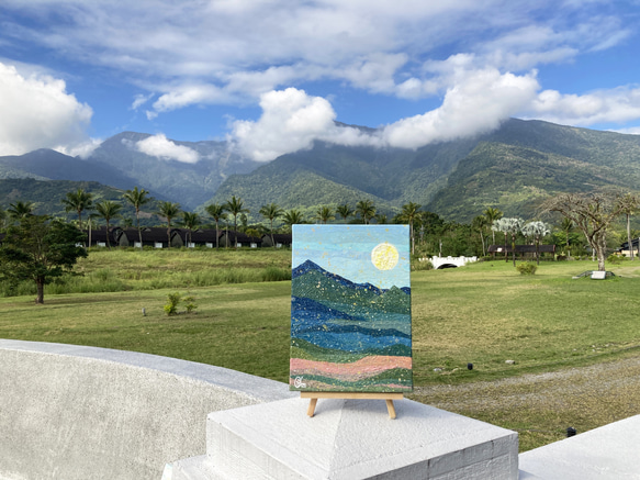 山脈繪畫 《走向群山7》 mountain painting " Head To The Mountains 7" 第3張的照片