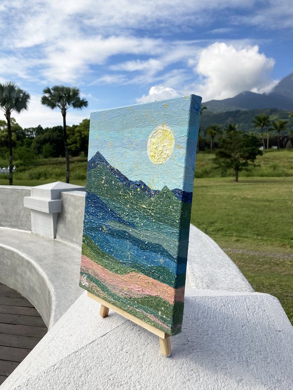 山脈繪畫 《走向群山7》 mountain painting " Head To The Mountains 7" 第5張的照片