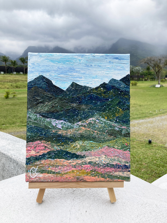 訂製繪畫 《走向群山10》 mountain painting " Head To The Mountains 10" 第4張的照片