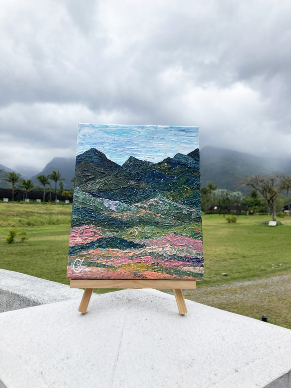 訂製繪畫 《走向群山10》 mountain painting " Head To The Mountains 10" 第2張的照片