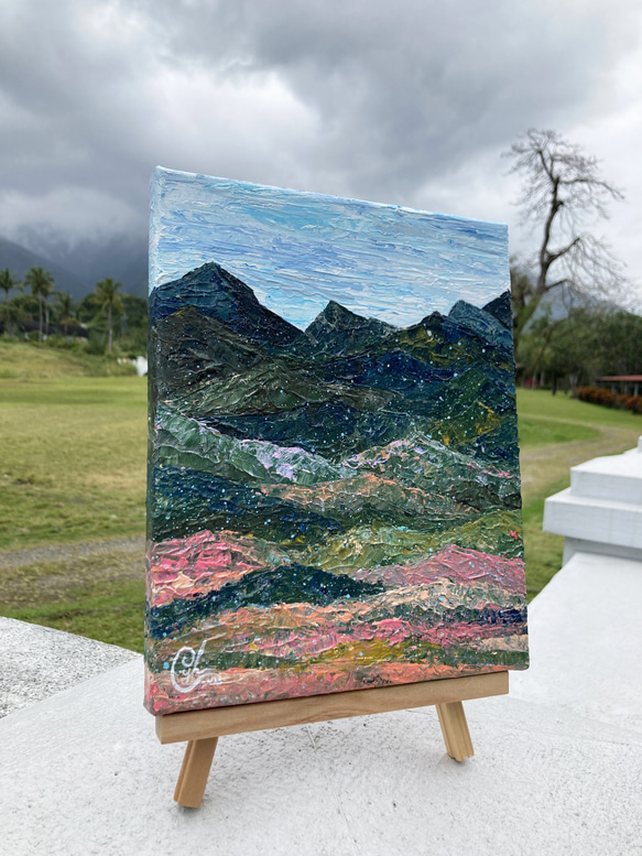 訂製繪畫 《走向群山10》 mountain painting " Head To The Mountains 10" 第7張的照片