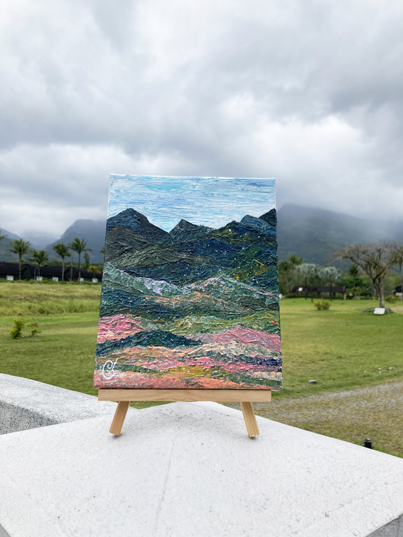 訂製繪畫 《走向群山10》 mountain painting " Head To The Mountains 10" 第3張的照片