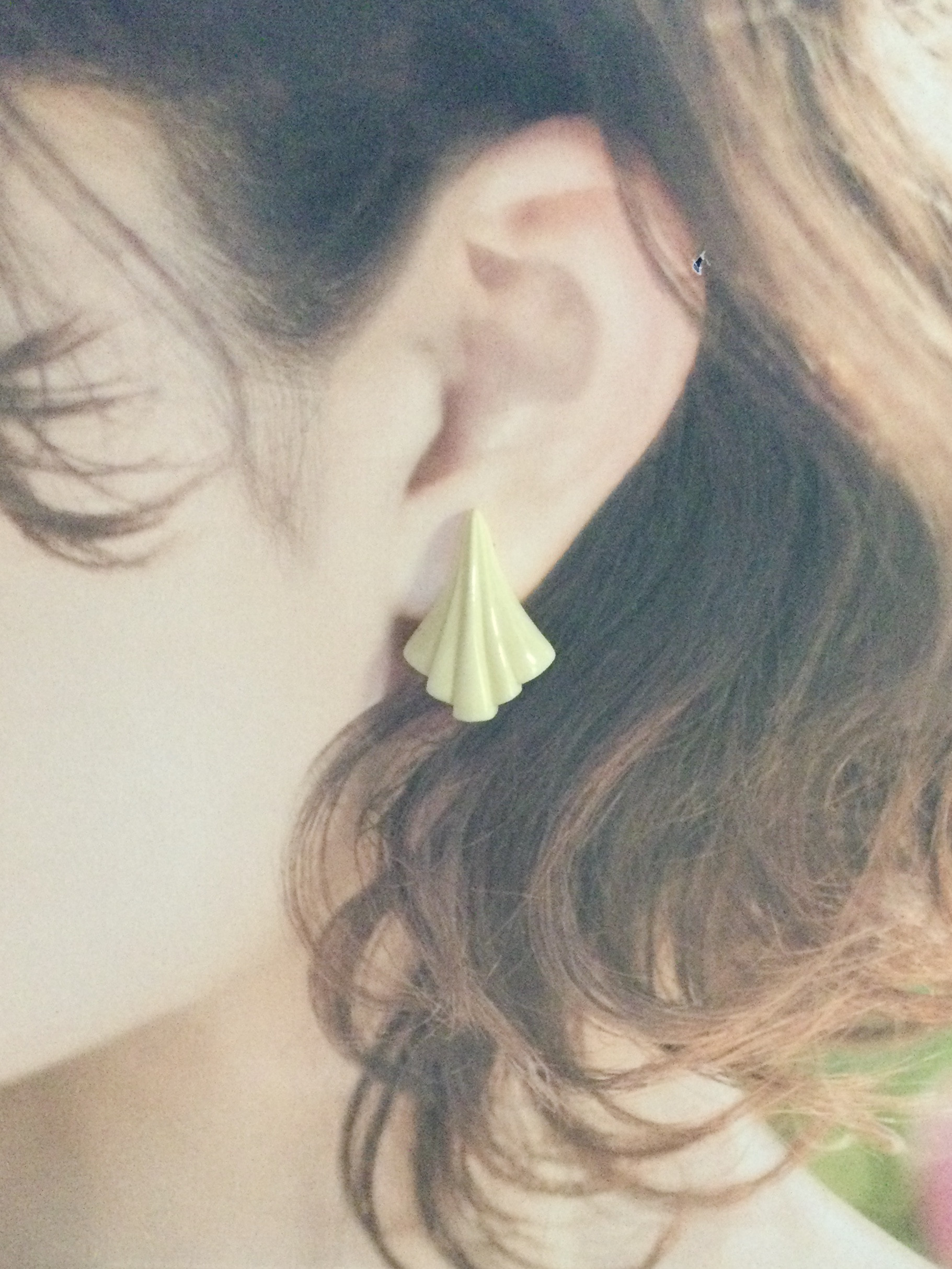 ☆本象牙ピアス（14kgf使用）※A-106