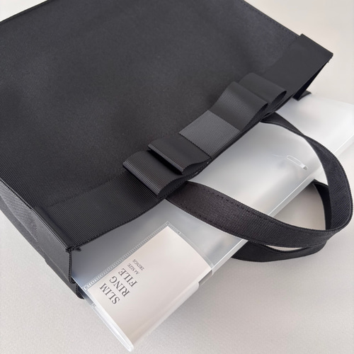 A4ファイル対応】黒サブバッグ お受験サブバッグ パソコンバッグ サブ