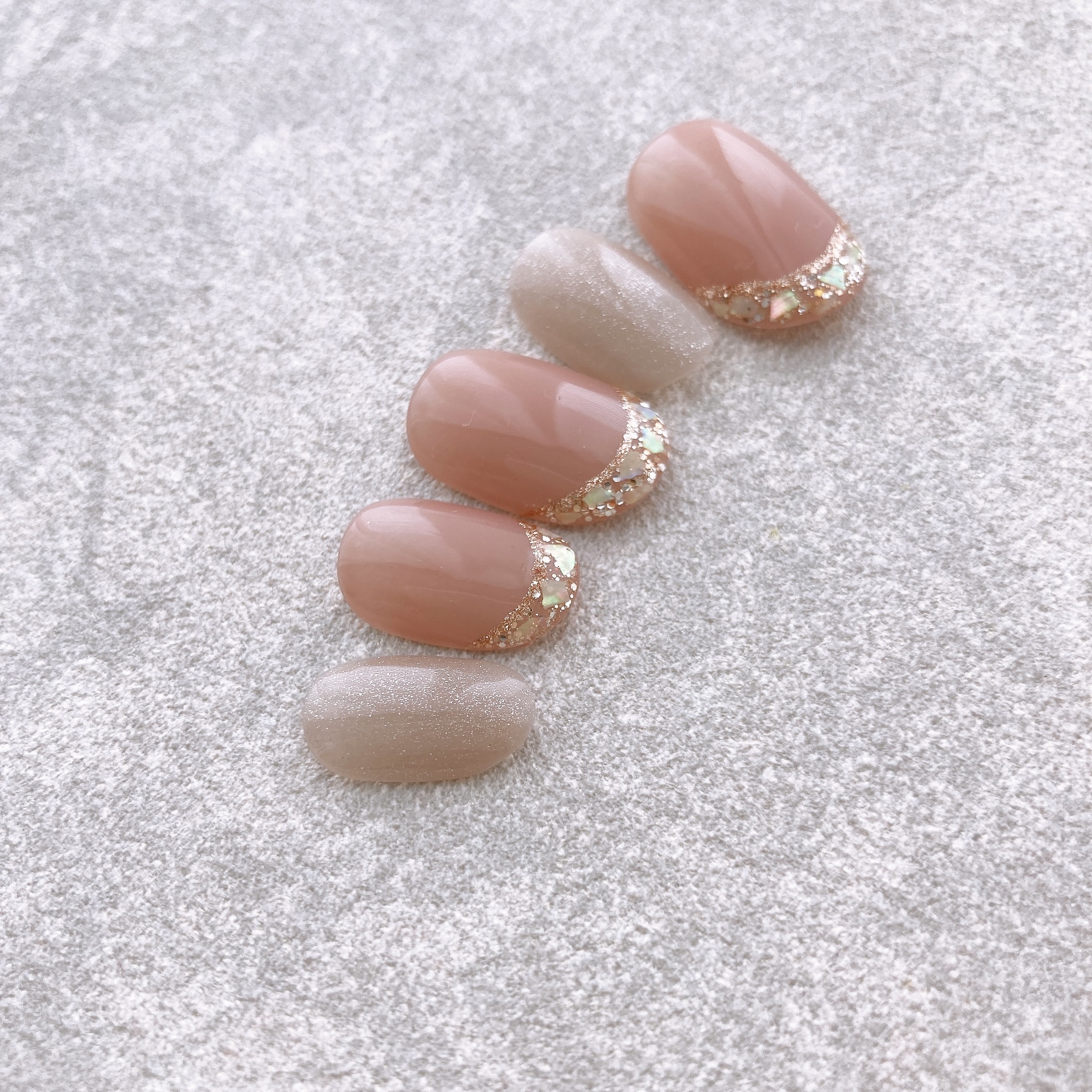 華やかシェルフレンチ♡ ネイル 上品 夏ネイル ブライダル