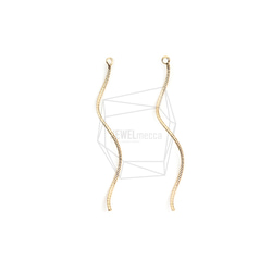 PDT-2706-G【4個入り】カーブワイヤーペンダント /Curve Wire Pendant 1枚目の画像