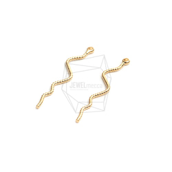 PDT-2707-G【4個入り】カーブワイヤーペンダント /Curve Wire Pendant 2枚目の画像