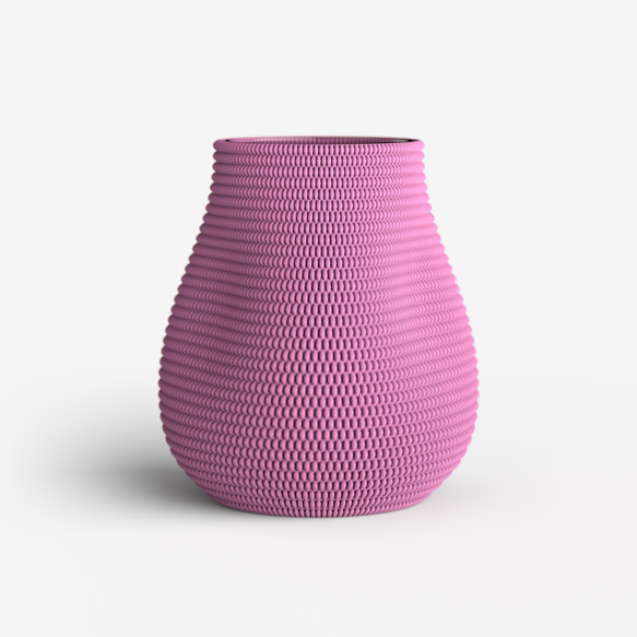 モダンデザインのアート花瓶 / 3dプリント製フラワーベース / オリジナルギフト / Weave Vase 01 18枚目の画像
