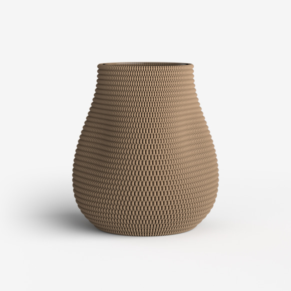 モダンデザインのアート花瓶 / 3dプリント製フラワーベース / オリジナルギフト / Weave Vase 01 12枚目の画像