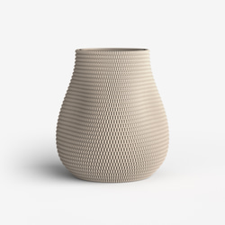 モダンデザインのアート花瓶 / 3dプリント製フラワーベース / オリジナルギフト / Weave Vase 01 11枚目の画像