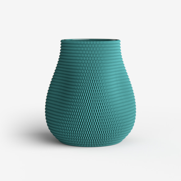 モダンデザインのアート花瓶 / 3dプリント製フラワーベース / オリジナルギフト / Weave Vase 01 16枚目の画像