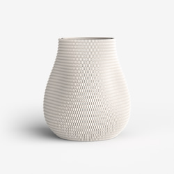 モダンデザインのアート花瓶 / 3dプリント製フラワーベース / オリジナルギフト / Weave Vase 01 10枚目の画像