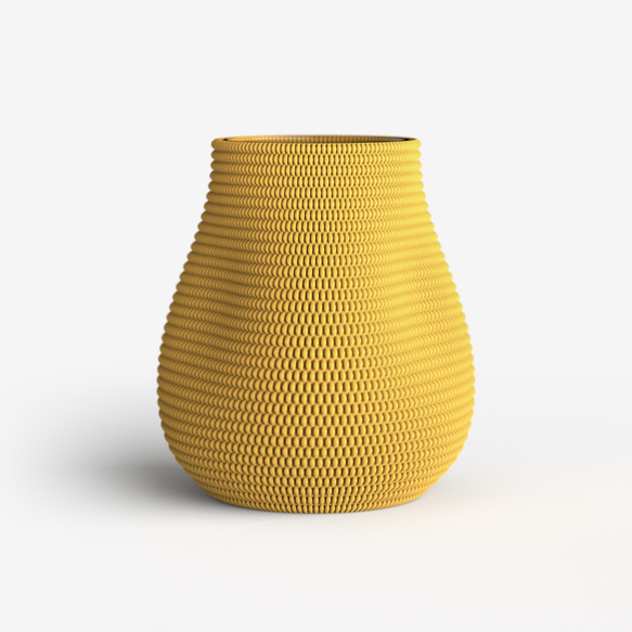 モダンデザインのアート花瓶 / 3dプリント製フラワーベース / オリジナルギフト / Weave Vase 01 15枚目の画像