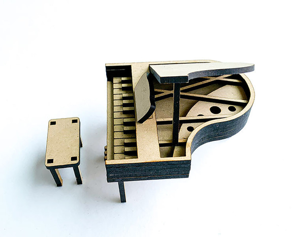 木製「ピアノのオブジェ」 3枚目の画像