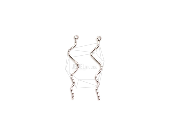 PDT-2707-R【4個入り】カーブワイヤーペンダント /Curve Wire Pendant 1枚目の画像