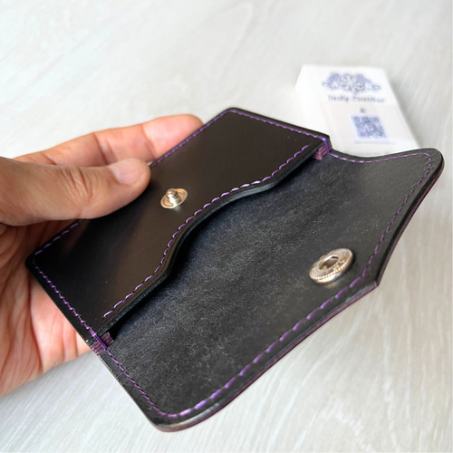 コンチョホックの名刺入れ （イタリアンレザー） 名刺入れ・カード